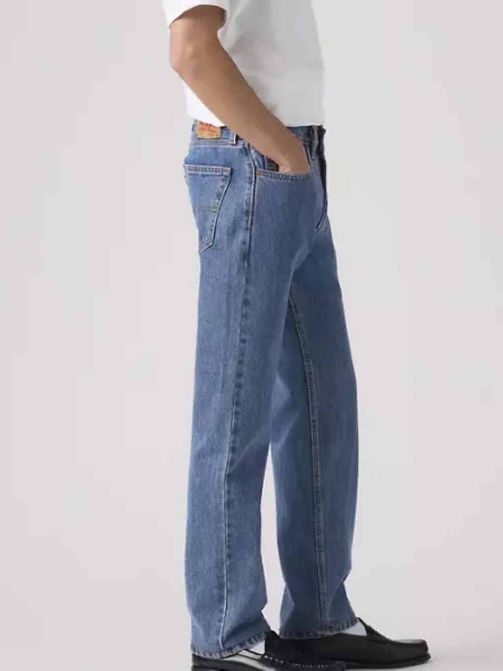 Vintage 1996 Levi's 505 Orange Tab Reg Fit Straight Leg Jeans USA Made 36 x 36 - Picture 3 of 13